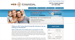 Desktop Screenshot of megfinancial.com
